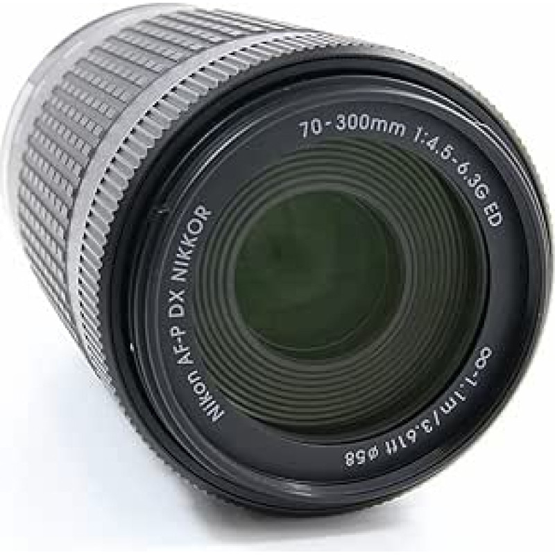 Nikon teleobjektyvas AF-P DX NIKKOR 70-300mm f/4.5-6.3G ED VR, skirtas tik Nikon DX formatui