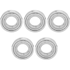 Miniaturkugellager Edelstahl Hochgeschwindigkeit S6208zz 80x40x18mm 5pcs Set für Industriemaschinenpapierstahl -Stahlmühlengetriebe