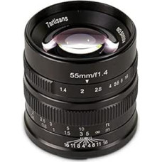 7artisans 55mm/F1.4 APS-C rankinis fiksuotasis objektyvas, skirtas 