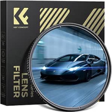K&F CONCEPT Blue Streak anamorfinis efekto filtras 67 mm mėlynos juostelės filtras Anamorfinis šviesos blyksnių efekto filtras (Nano-Xcel)