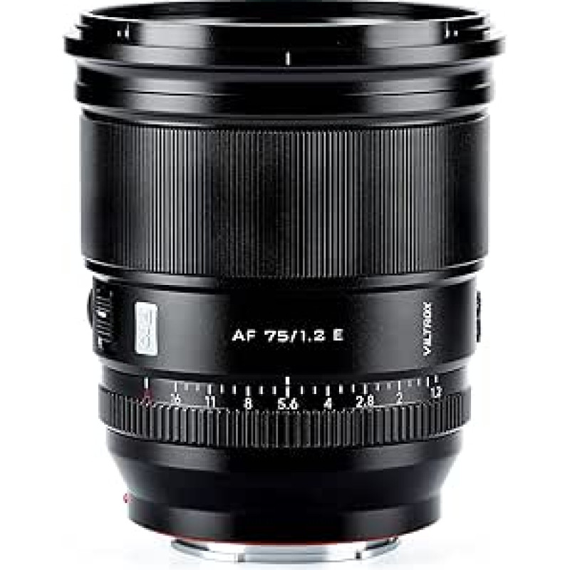 VILTROX Pro 75mm f/1.2 E 