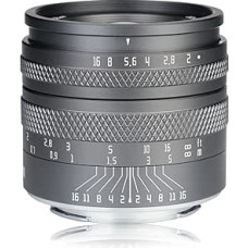 AstrHori 50 mm F2.0 Lens with Large Aperture Manual Full Frame Lens Compatible with Fuji Fujifilm X-Mount Mirrorless Camera X-T100,X-S10,X-A1,X-A3,X-A5,X-A20,X-M1 etc. (Grey)