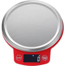 Suderinama su Greater Goods, Küchenwaage aus Edelstahl, digitale Lebensmittelwaage 5 kg mit Anzeige in Gramm und Unzen(5kg 1g)