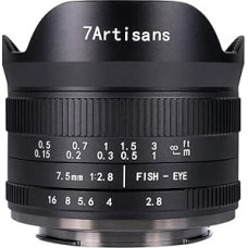 7Artisans 7,5 mm F2,8 II APS-C Fisheye, skirtas G1 G2 G3 G5 Olympus epm1 E-PL1 E-PL1 E-PL2 E-PL3 E-PL5