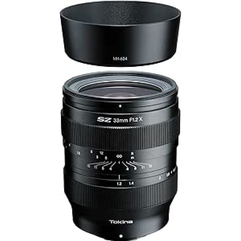 Tokina SZ 33 mm F1.2 MF FUJIFILM X, juoda, TO1-SZX033F