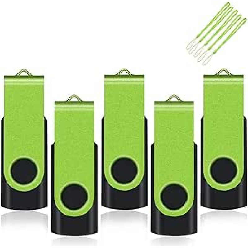 EASTBULL USB atmintinė 8 GB, 5 USB atmintinių 