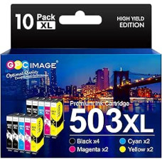 GPC IMAGE 503XL Cartridges Compatible with Epson 503XL Multipack 503 XL 503 for Epson XP 5200 Printer Cartridges XP5200 WF 2960 WF-2960DWF WF2960 WF2960WDF WF-2965 WF2965 WF-2965DWF XP-5205 (1 0.0-