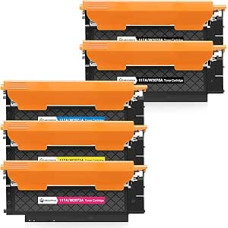 117A toneris, suderinamas su HP W2070A W2071A W2072A W2073A toneris, suderinamas su HP spalvoto lazerio MFP 179fnw 178nw 150nw 150a 179fwg 178nwg spausdintuvu (5 vnt.)