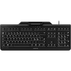 CHERRY KC 1000 SC laidinė apsaugos klaviatūra su integruotu kortelių skaitytuvu, šiaurietiškas išdėstymas (QWERTY), 