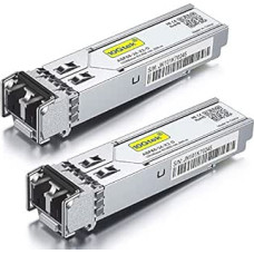 10Gtek [Pack of 2] HP Compatible 1G SFP SX Multimode Transceiver J4858A/ J4858B/ J4858C/ J4858D, 1000Base-SX SFP Mini-Gbic Module, Dual LC Connector, 850nm, 550m