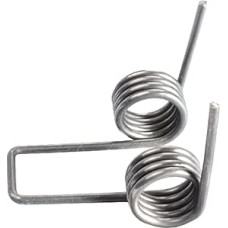 Torsion Springs, 2 Pieces Wire Diameter 3 mm Spring Steel Double Torsion Spring 4 Coils High Performance Torsion Spring