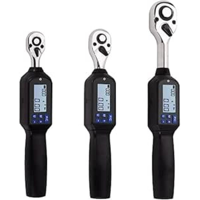 Sukimo momento veržliaraktis 7 tipų sukimo momento veržliaraktis Skaitmeninis veržliaraktis Mini sukimo momento veržliaraktis su 4 vienetais NM Kgf.cm Lbf.tf Lbf.in Aukšto tikslumo veržliaraktis Visiškai funkcionalus, mažas