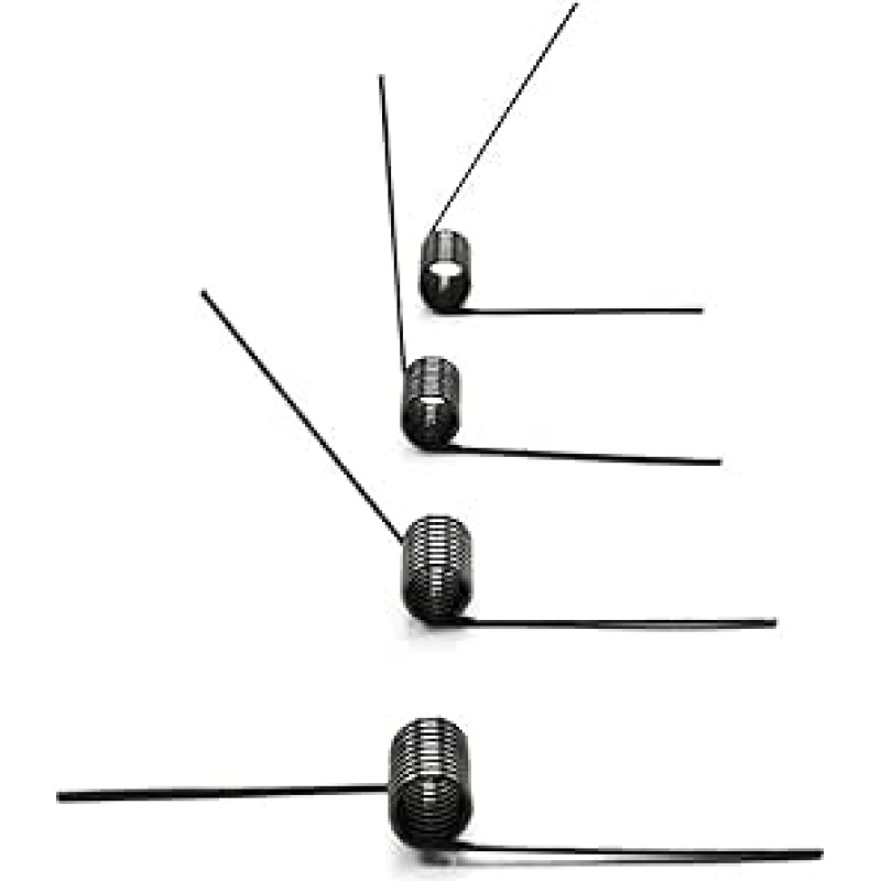 Torsioninė spyruoklė Maža spyruoklė Torsioninė spyruoklė 10 vnt V tipo spyruoklė 1,2 mm vielos skersmuo Torsioninė spyruoklė 6-12 mm išorinis skersmuo 60/90/120/180 laipsnių padavimo spyruoklės Torsion (Spalva : 12 mm-1,2 mm (120