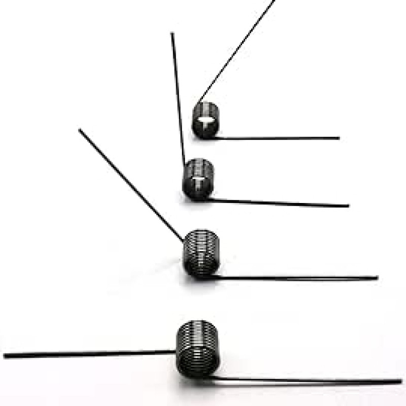 Torsionfeder, Drahtdurchmesser 0,8 mm Torsionsfeder, kleine Torsionsfeder, Torsionsfeder gelb, 60/90/120/180 Grad V-Klemmfeder, 0,8 * 2 * 9 * 180 [30 Stück]