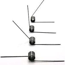 Torsionfeder, Drahtdurchmesser 0,8 mm Torsionsfeder, kleine Torsionsfeder, Torsionsfeder gelb, 60/90/120/180 Grad V-Klemmfeder, 0,8 * 3 * 9 * 120 [30 Stück]