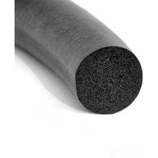 Apvalus kempininis laidas iš juodo putplasčio, skersmuo 5/6/7/8/8/9/10/12/14/16/18/20 mm, EPDM gumos sandariklis, dekoratyvinis sandariklis (10 m x 16 mm)
