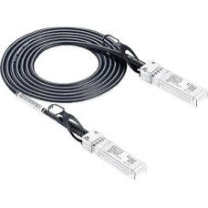 Elfcam - 10G SFP+ to SFP+ DAC Compatible 10G DAC SFP+ to SFP+ Compatible Copper Passive AWG24 Twinax Cable, Compatible with Cisco, Juniper, Mikrotik, Huawei (5M)