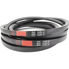 Keilriemen SPC-Abschnitt 22 mm x 18 mm Keilriemen SPC2000LW - 3080LW Keilriemen mit Keilumwickelung, Industrie-V-Keilriemen aus schwarzem Gummi(SPC 3050LW)