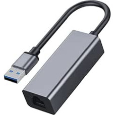 USB 3.0 į Ethernet, 2,5 GBase-T USB 3.0 tinklo adapteris RTL8156B 2500/1000/100 Mbps USB 3.1 Gigabit Ethernet kortelė RJ45 LAN valdiklis nešiojamajam kompiuteriui Stalinis kompiuteris