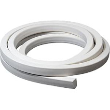 Kempinės gumos laidas kietas, silikono putų sandariklis 3,28 pėdos silikono gumos putų juostelės, gera sandarinimo medžiaga, smūgius amortizuojanti amortizacija modelio kūrimui (dydis: 10 mm x 40 mm)