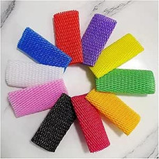 Schaumstoff-Netzhülle, Obst-Netzabdeckung, 200/400 Stück, 12 x 7 cm, zehn Farben, stoßfeste Schutzhülle, Gemüseverpackung, Orange, Kiwi, Traube, Anti-Quetsch-Beutel (400 Stück)(200vnt.)