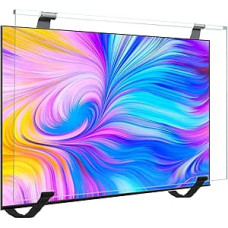 TV Screen Protector, 55 Inch Ultra Clear Anti Fingerprints Reduce Shock and Scratches Easy Clean Acrylic Screen Protector for TV Screen Monitor Screen