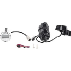 Waterproof Depth Gauge for Yachts, Boats, Echo Sounder with Sensor and White Backlight