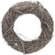 com-four® Vynmedžio vainikas - dekoratyvinis durų vainikas iš šakų - 