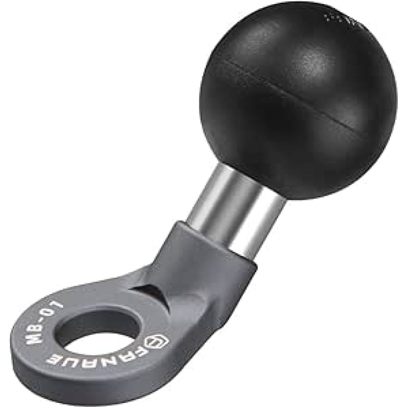 FANAUE 1 Pollice Base per Montaggio a Sfera fori di montaggio 10 mm, suderinama su Con RAM Mount B dimensioni Braccio a doppia Presa, 1 Inch Palla Adattatore Corpo lega Alluminio Antiscivolo e urto