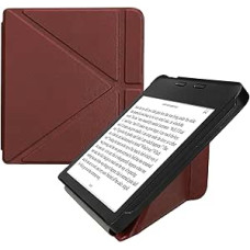 kwmobile Case Compatible with Kobo Libra 2 Case - Faux Leather Case - eReader Protective Case - Cover Blackberry