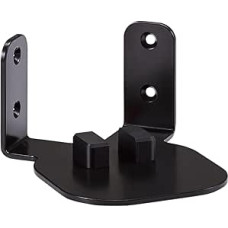 Wall Mount for Sonos One/Sonos One SL/Sonos Play 1 | Corner Version | Super Room Sound & Space-Saving | Made in Germany Black