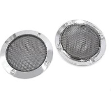 sourcingmap 2 vnt. 4,9 colių chromo dangos automobilių garso žemų dažnių garsiakalbių žemų dažnių garsiakalbių tinklelio dangtelis