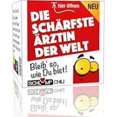 Schlump-Chili Aštriausias pasaulyje gydytojas - juokinga dovana medicinos specialistui. Originali dovanos idėja, pvz., gimtadienio, Kalėdų, Velykų, Motinos dienos proga arba tiesiog todėl, kad