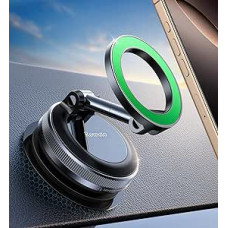 Romuto Magnetic Phone Holder for Car 【90+ Pound Strongest Suction】Car Phone Holder for Car/Gym/Mirror (Light Green)