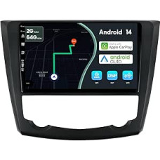 MSD 9 Inch Screen Car Radio for Renault Kadjar (2015-2019) | Wireless Carplay Android Car | Android 14 GPS Navigation Radio | Volant WiFi DSP DAB Bluetooth 5.0 | Reversing Camera | 2 DIN