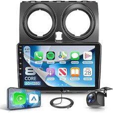 8 branduolių 6G + 128G Rimoody Android automobilinis radijas Nissan Qashqai J10 2006-2016 Carplay belaidis 9 colių automobilinis radijas su Android Car 360° panoraminio vaizdo navigacija GPS Mirror Link Bluetooth FM/RDS/EQ SWC