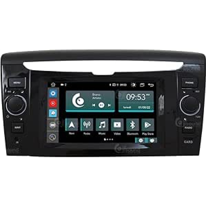Asmeninis automobilinis radijo imtuvas Lancia Ypsilon Standartinis be priekinio USB USB Android GPS GPS Bluetooth WiFi USB DAB+ jutiklinis ekranas 7 colių 8Core Carplay Android automobilis