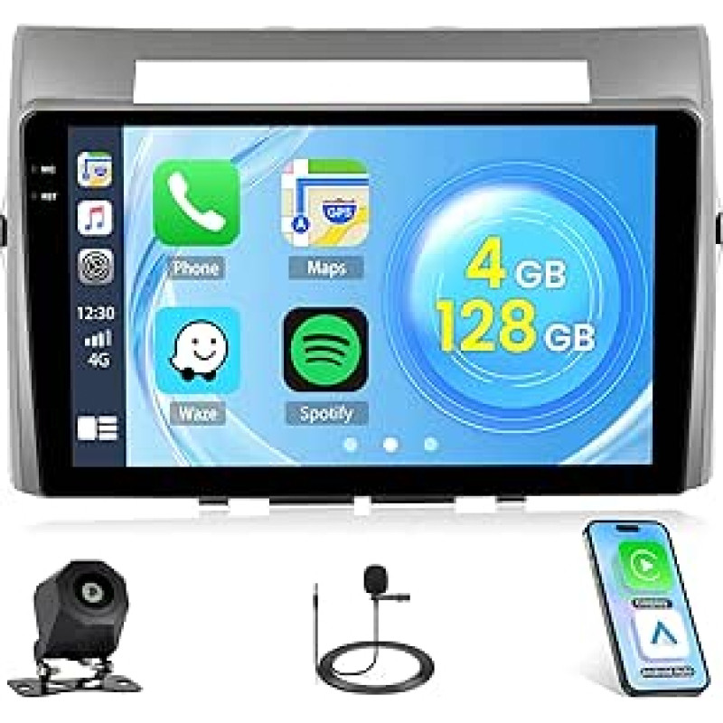 Roinvou 4+128G automobilinis radijas 