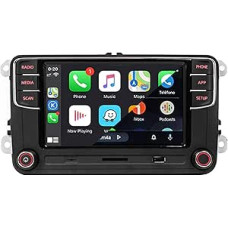 SCUMAXCON Car Radio RCD330 RCD360 PRO2 Carplay Android Car Bluetooth USB 6.5 Inch Radio Functions OPS for VW Golf 5 6 MK5 MK6 Polo Passat B6 B7 CC Caddy (Reversing Camera Disabled)