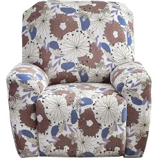 Relax Chair Cover Stretch Recliner Chair Cover Waterproof Elastic Non-Slip Cover Relax Chair Stretch Cover Soft Fabric TV Chair Cover Armchair Cover Relaxing Chair (Colour: #40)