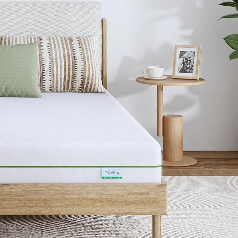 Novilla Matratze 80x200cm H2&H3 Kaltschaummatratze 7 Zonen Schaumstoff Rollmatratze Atmungsaktiv und Weich Oeko-Tex 14cm