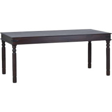 Colombo valgomojo stalas 180 x 90 cm Kolonijinio stiliaus pušies masyvo riešutmedžio stalas