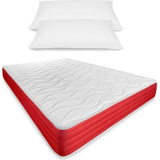 DUÉRMETE ONLINE Apverčiamasis čiužinys iš atminties putų, apsaugotas nuo dulkių erkių, antibakterinis ir hipoalerginis, 