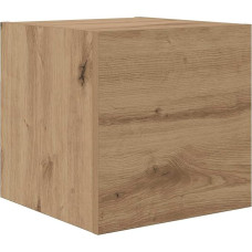 TV Schrank,TV-Schrankset Wandmontiert 4 pcs Artisan-Eiche Holzwerkstoff,TV Board Hängend Schrank Fernsehschrank TV Bank Wohnzimmer Möbel Modern Wandschrank für Wohnzimmer Schlafzimmer