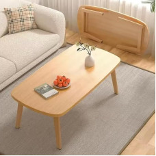 80 x 50 x 44 cm, sulankstomas kavos staliukas, 80 x 50 x 44 cm, sodo staliukas, kojų sagčių dizainas, balkono staliukas, nereikia surinkti, medinis staliukas, pikniko staliukas, sulankstomas, žemas staliukas mažoje erdvėje-H