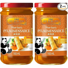 Lee Kum Kee Plum Sauce - Fruity Sweet Chinese Plum Sauce with Ginger and Chili Pepper - 1 x 165ml (Pack of 2)