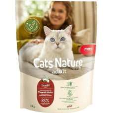 MERA Cats Nature Insect Premium sausas kačių ėdalas sausas 2 kg Be grūdų ir cukraus, tvarus ir su daug vabzdžių baltymų Suaugusių kačių sausas ėdalas sausas kačių ėdalas sausas kačių ėdalas