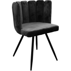CMP Paris Ariel Chair with Black Velour Cover Metal cm
