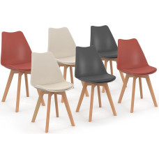 IDMarket 3 apvalių kavos staliukų rinkinys 