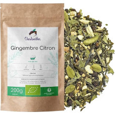 Chabiothé - Žalioji arbata su imbieru ir citrina, ekologiška 200g